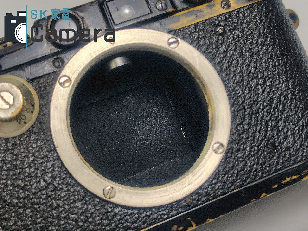【中古】 LEICA DIII ライカ バルナックライカ DⅢ ブラック III型 シリアル132XXX 動作品