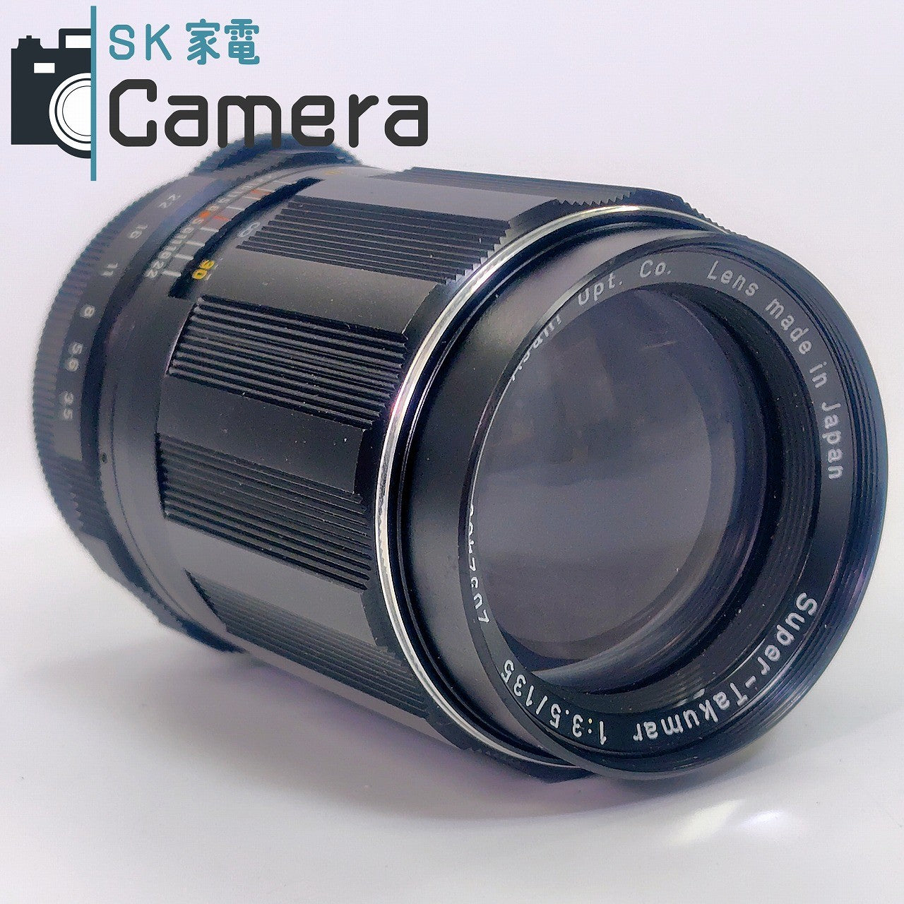 【中古】 PENTAX Super-Takumar 135mm F3.5 M42 箱 フード付 ペンタックス タクマ―