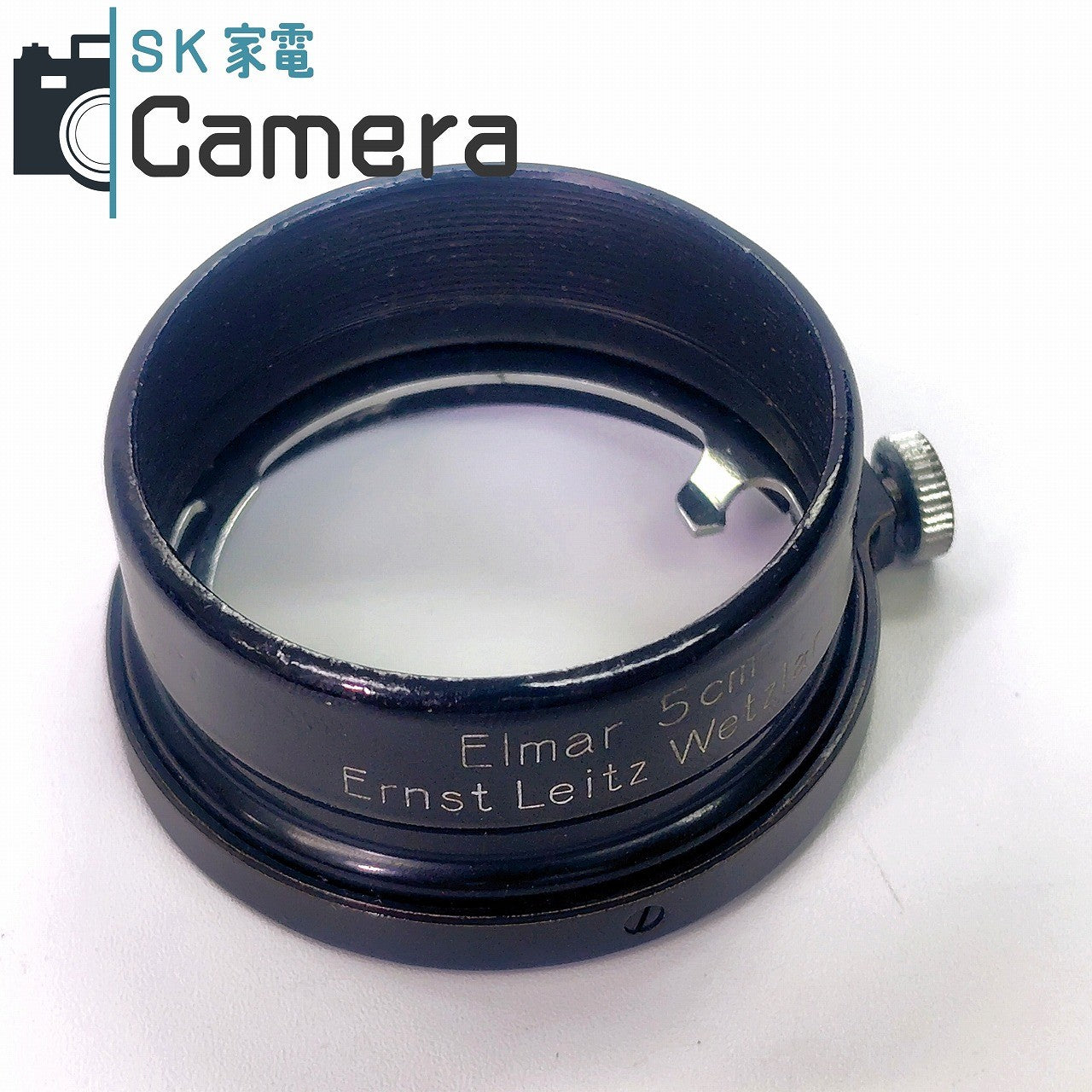 Leica Leitz Lens Hood FISON BLACK VOOLA 絞り調整リング付 Elmar 5cm F3.5 用 フィソン フード