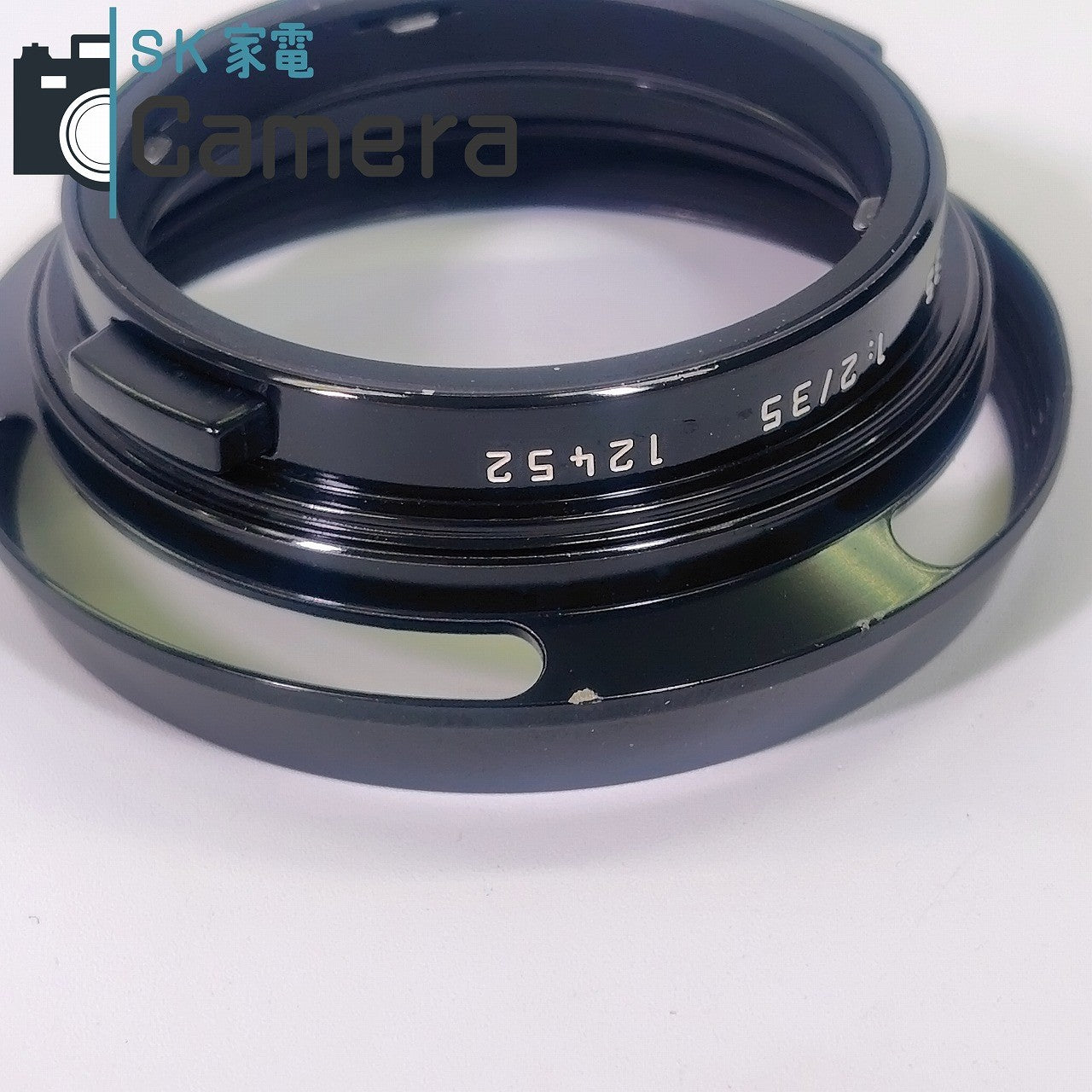 LEICA CAMERA GERMANY 1:1.4/35 1:2/35 12452 レンズフード ライカ 美品 BLACK ブラックペイント