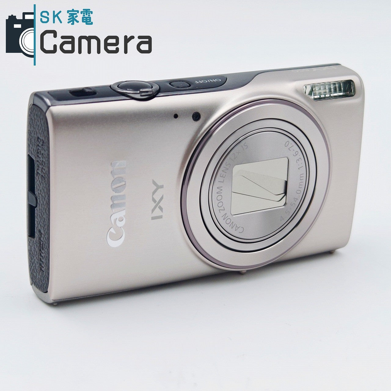 【中古】【ほぼ未使用】Canon IXY 650 PC2274 キャノン イクシー シルバー 付属一式 コンパクトデジタルカメラ