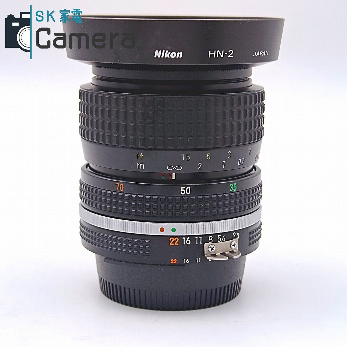 【中古】 Nikon Nikkor Zoom-NIKKOR 35-70mm F3.3-4.5 Ai-s HN-2 L37c フード フィルター 付 ニコン