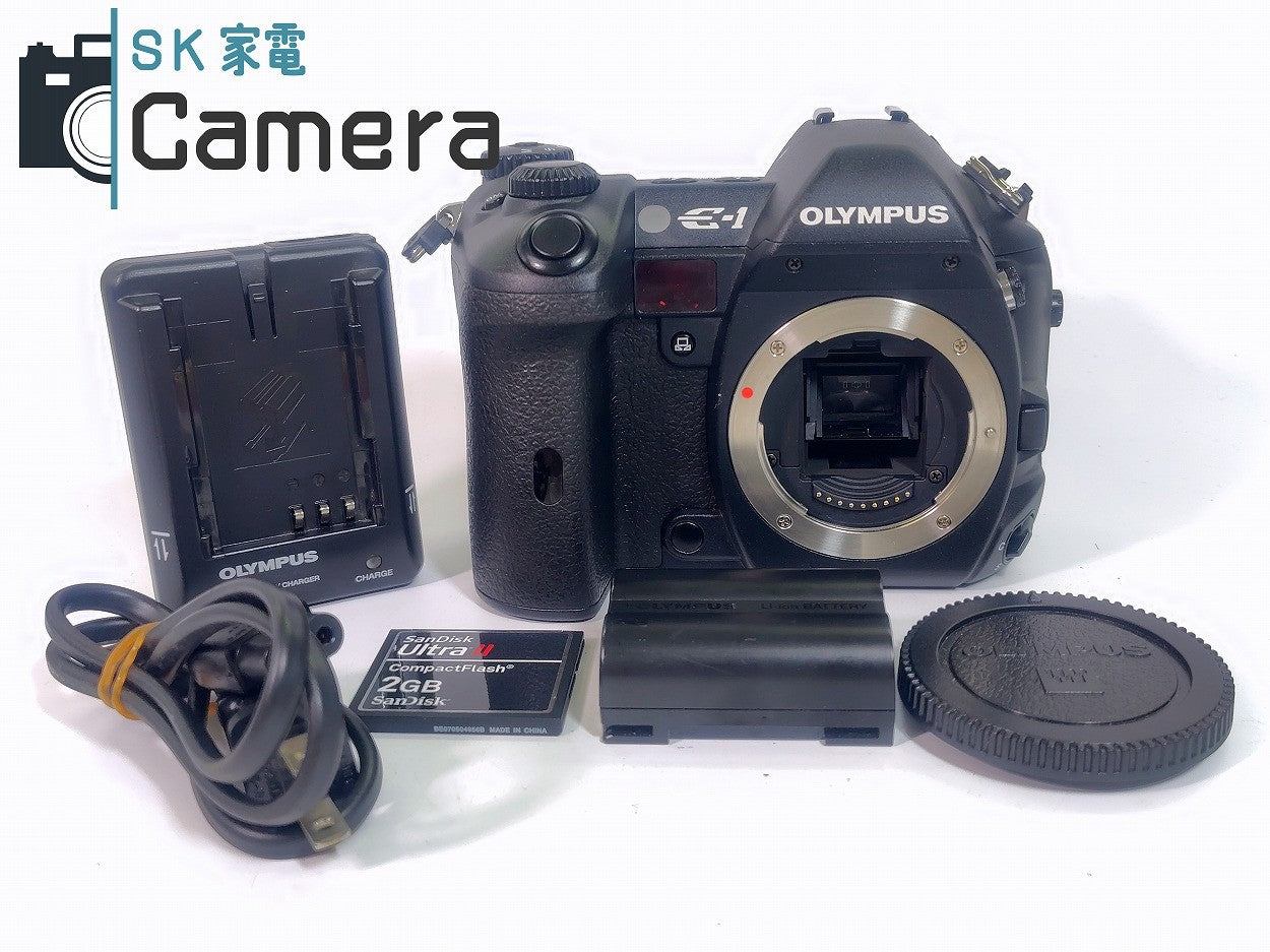OLYMPUS E-1 デジタル一眼レフ オリンパス ショット数約2800回 電池 充電器付