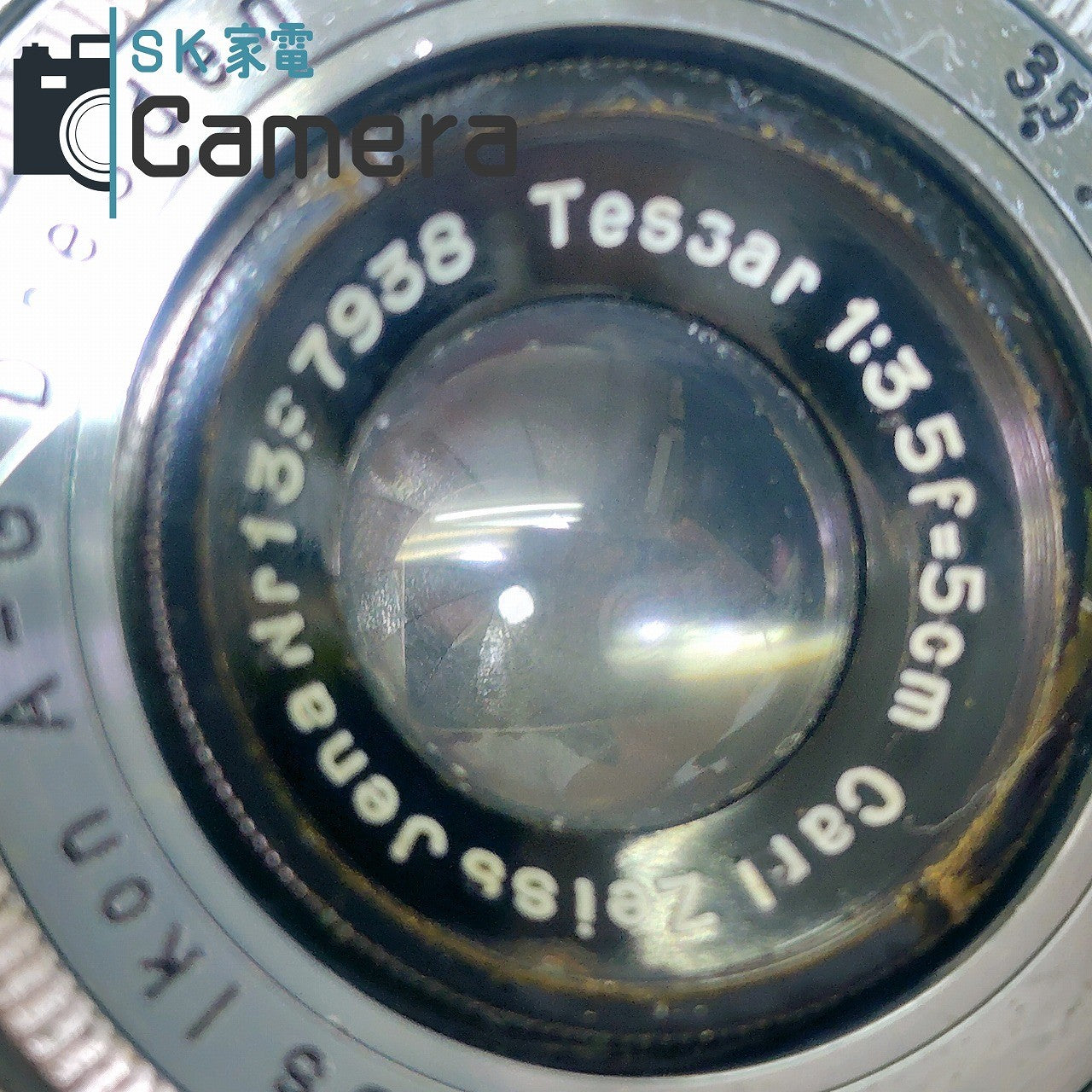 【中古】 ZEISS IKON A-G Dresden Carl Zeiss Tessar 5cm F3.5 コンタックス C 沈胴