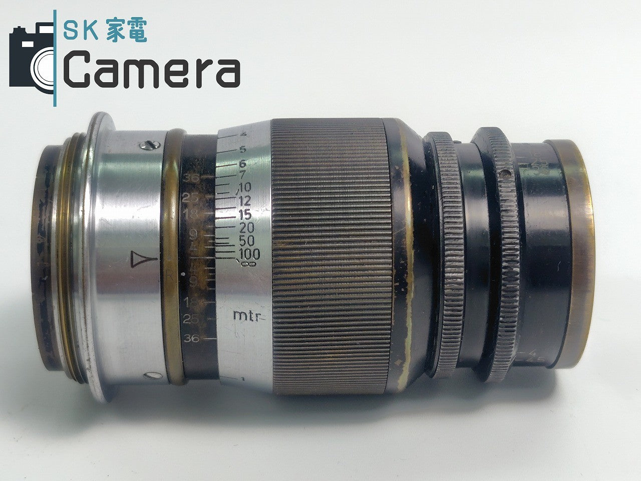 【中古】 Leitz Elmar 9cm F4 L39 フィルター キャップ付 ライカ LEICA 2024年12月清掃済