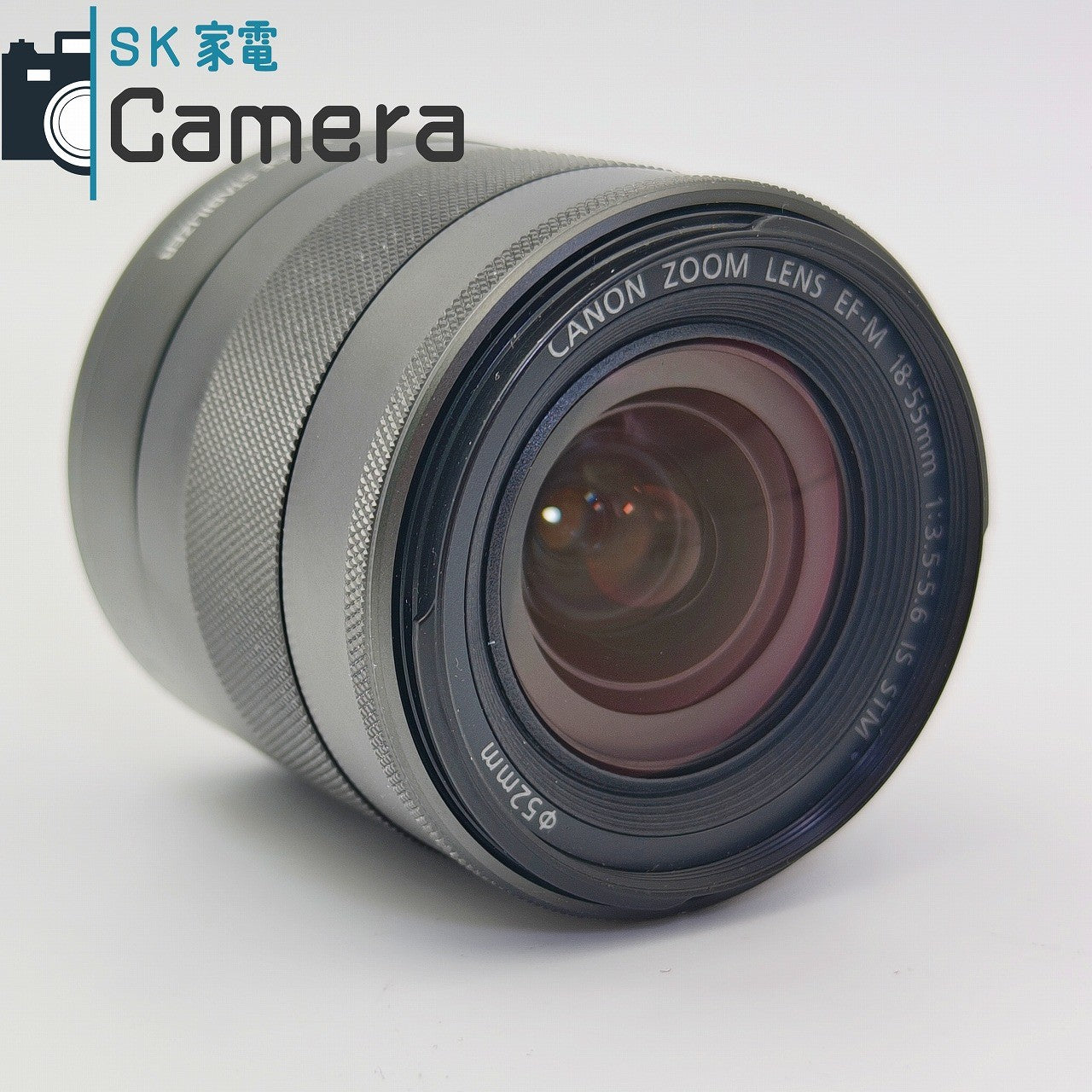 【中古】 Canon EF-M 18-55mm F3.5-5.6 IS STM キャノン キャップ付 良品