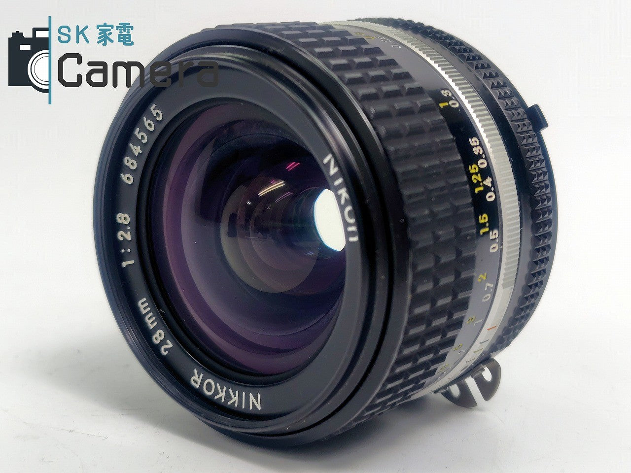【美品】 Nikon NIKKOR 28mm F2.8 Ai-s ニコン キャップ フィルター 付