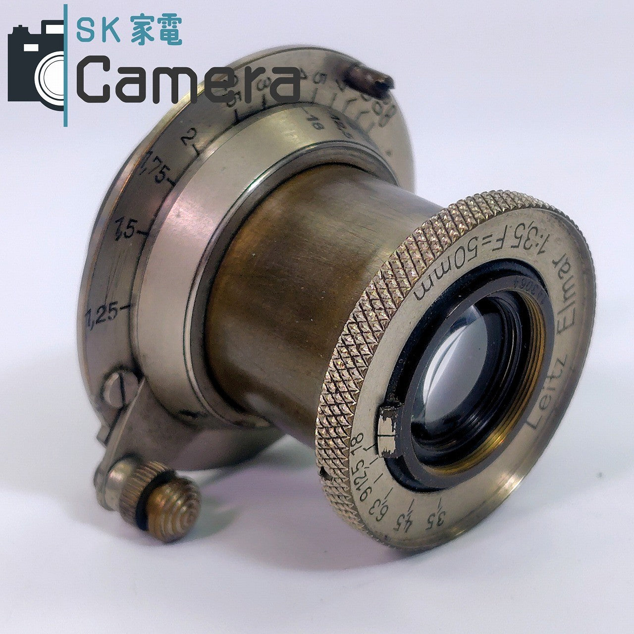 【実用】 Leitz Elmar 50mm F3.5 nickel L39 2025年10月清掃済 ライカ ニッケル