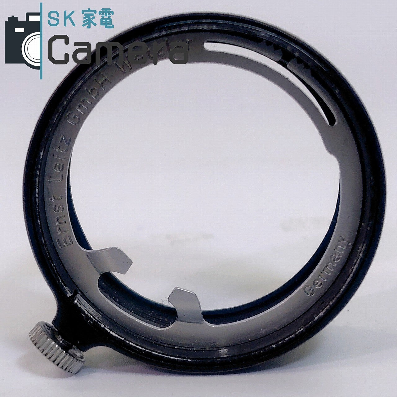 Leica Leitz Lens Hood FISON BLACK VOOLA 絞り調整リング付 Elmar 5cm F3.5 用 フィソン フード