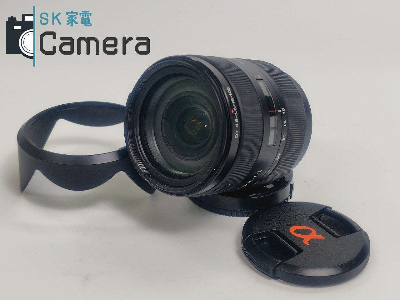 【実用】 SONY DT 16-105mm F3.5-5.6 SAL16105 フード付き ソニー