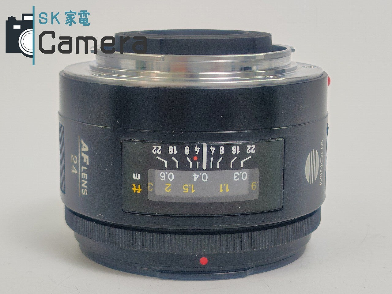 【実用】 MINOLTA AF 24mm F2.8 フード キャップ付 ミノルタ