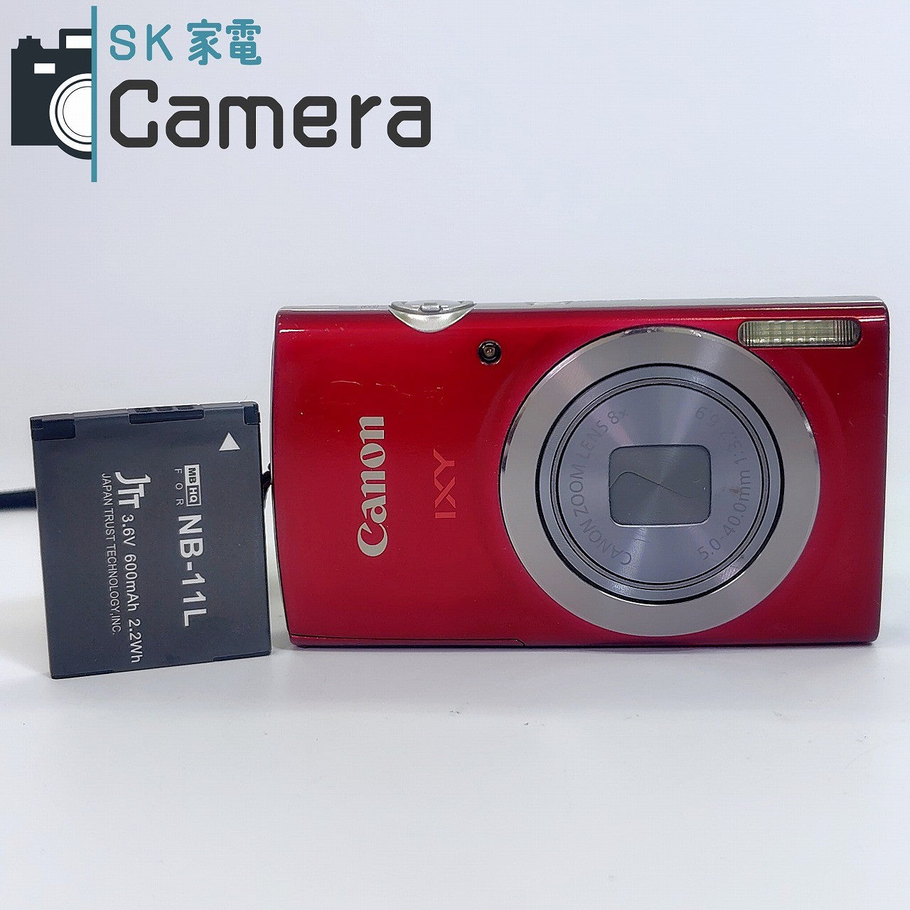 中古】 Canon IXY 150 キャノン イクシー レッド PC2197 コンパクト