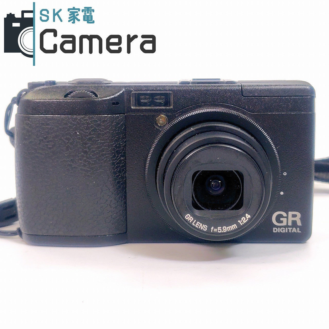 【中古】 初代 RICOH GR DIGITAL 5.9mm F2.4 互換性電池 SD2GB 付 リコー コンパクトデジタルカメラ 単四電池でも動きます