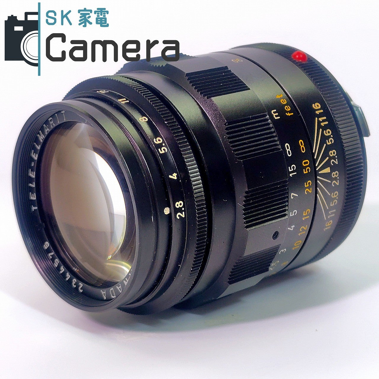 LEICA LEITZ CANDA TELE-ELMARIT 90mm F2.8 前期 1:4.5/135 1:4/135 1:2.8/90 1:4/90 12575 IUFOO 付 ライカ テレ エルマリート