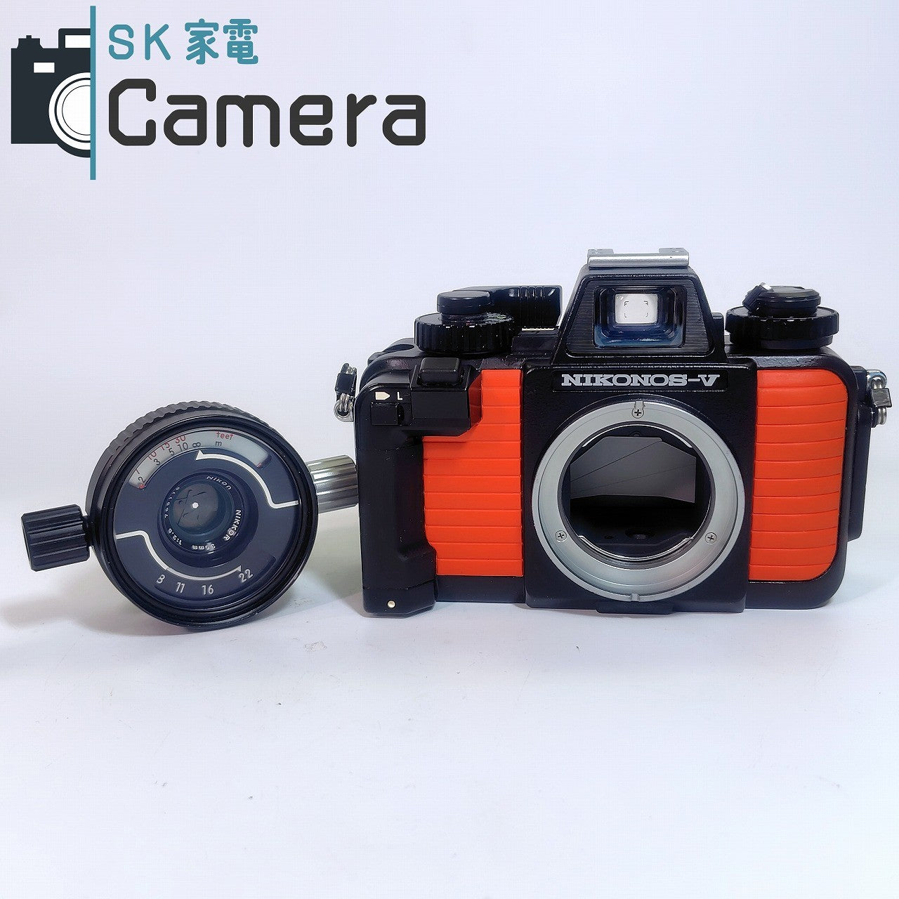 Nikon NIKONOS V + NIKKOR 35mm F2.5 ニコノス 水中カメラ オレンジ