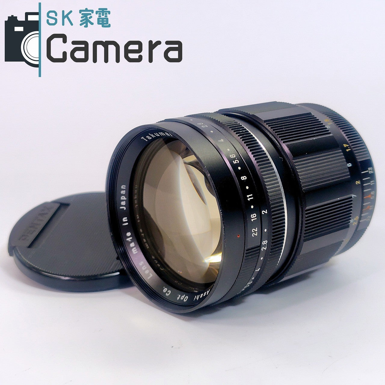 【中古】 PENTAX Takumar 100mm F2 M42 スクリュー 2025年10月清掃済 ペンタックス タクマ― Asahi アサヒ