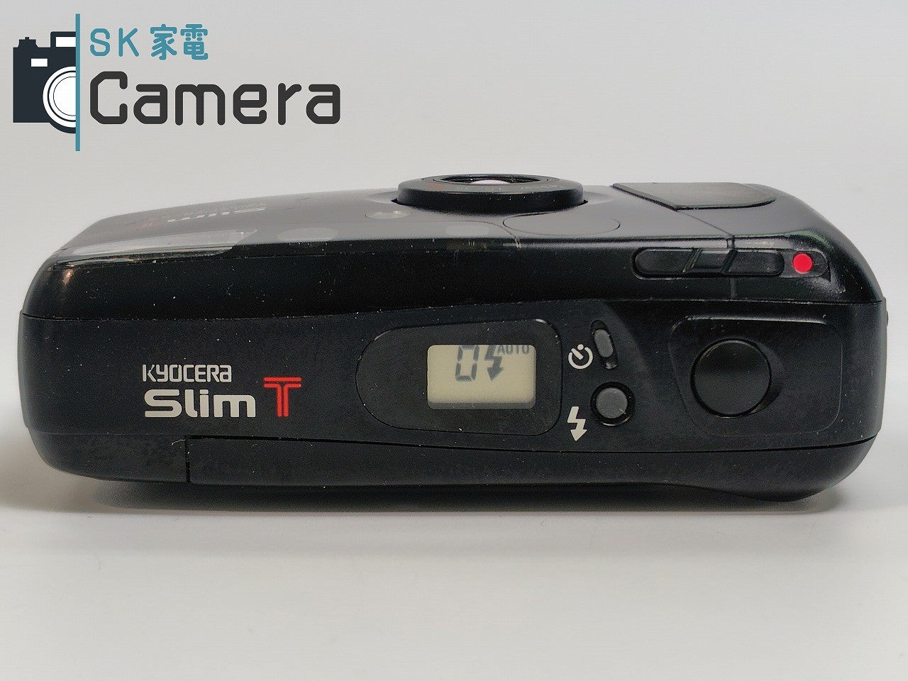 【実用】 KYOCERA Slim T 京セラ スリム T コンパクトフィルムカメラ Carl Zeiss Tessar 35mm F3.5 T* SlimT ブラック