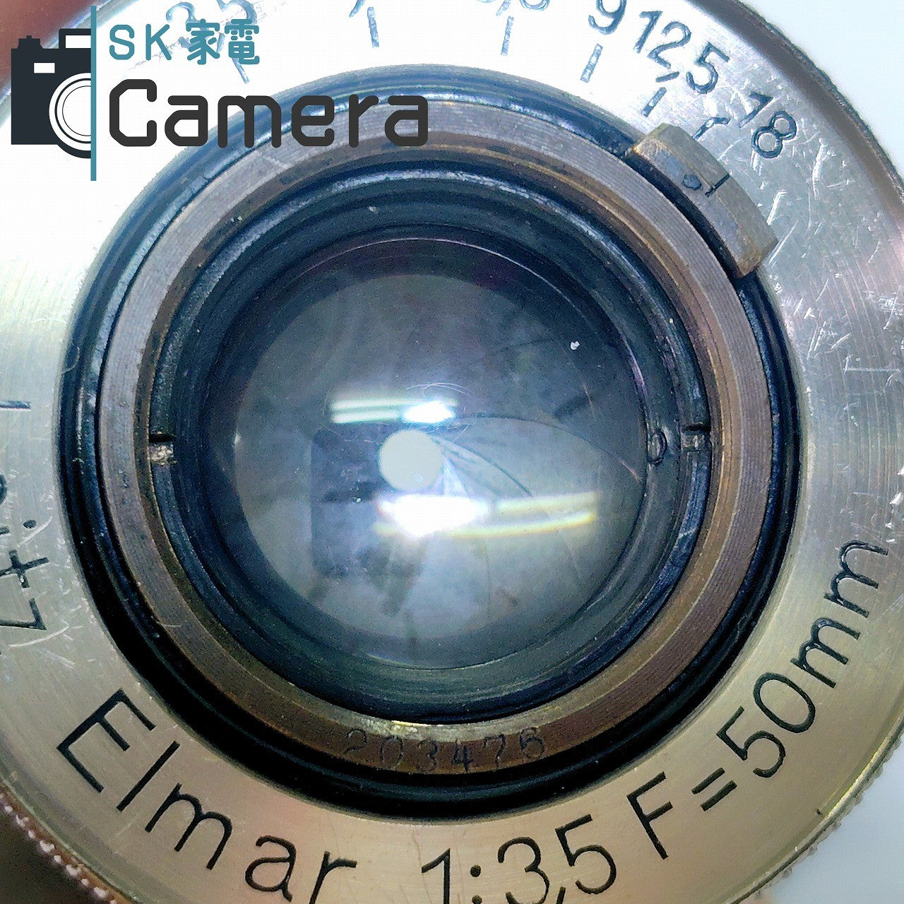 【中古】 Leica Leitz Elmar 50mm F3.5 L39 nickel ライカ ニッケル エルマー 2025年10月清掃済 No.9