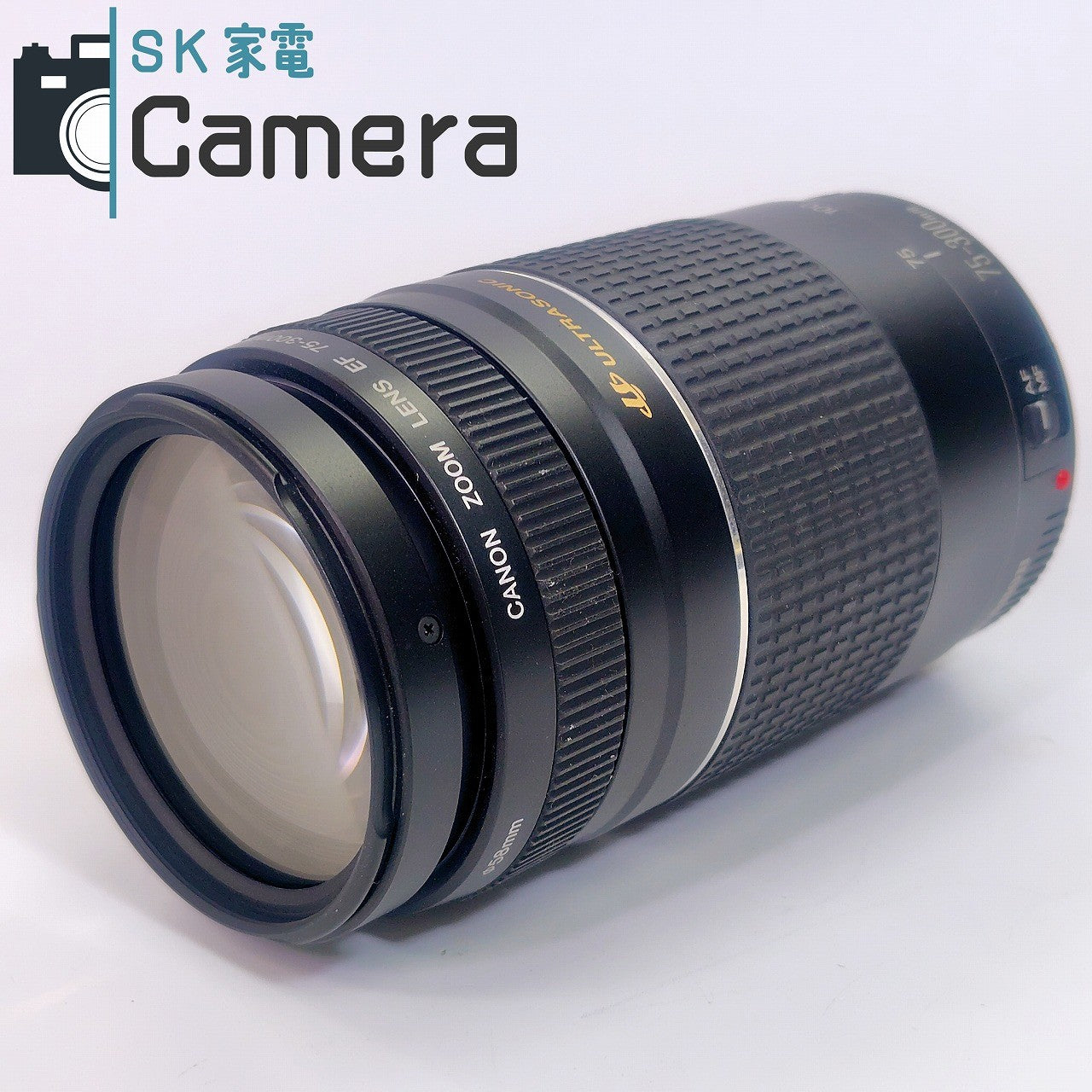 【中古】 Canon EF 75-300mm F4-5.6 III USM キャノン キャップ 付 #21