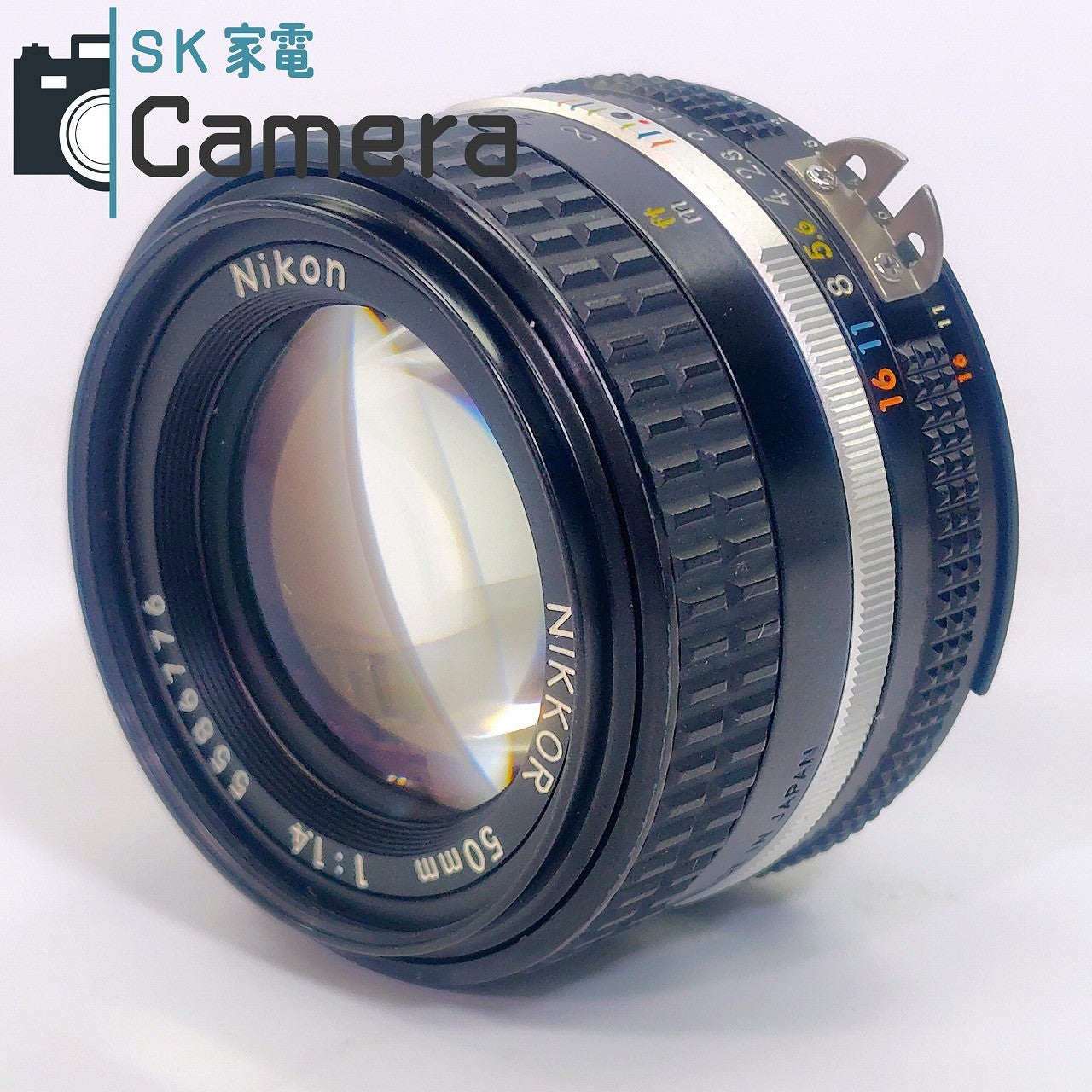 Nikon NIKKOR 50mm F1.4 Ai-s ニコン キャップ付 良