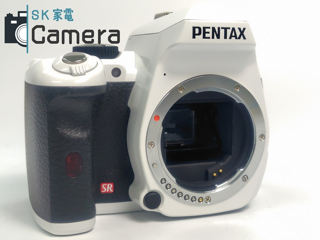 【美品】 PENTAX K-r ホワイト ペンタックス 電池付 ショット数約1200回