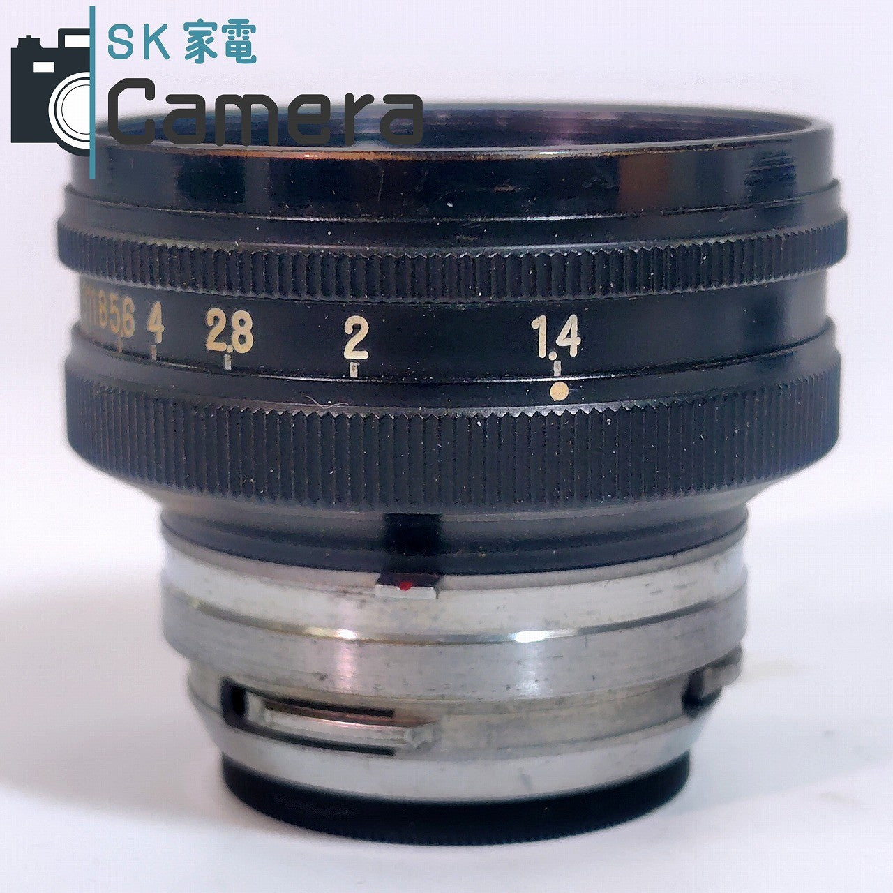Nikon NIKKOR-S・C 5cm F1.4 軽量 アルミ オールブラック 2025年5月清掃済 ニコン Sマウント フードUS.PAT. J.PAT.PEND. 付
