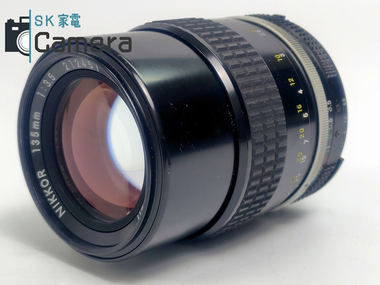 【美品】 Nikon NIKKOR 135mm F3.5 Ai ニコン キャップ付