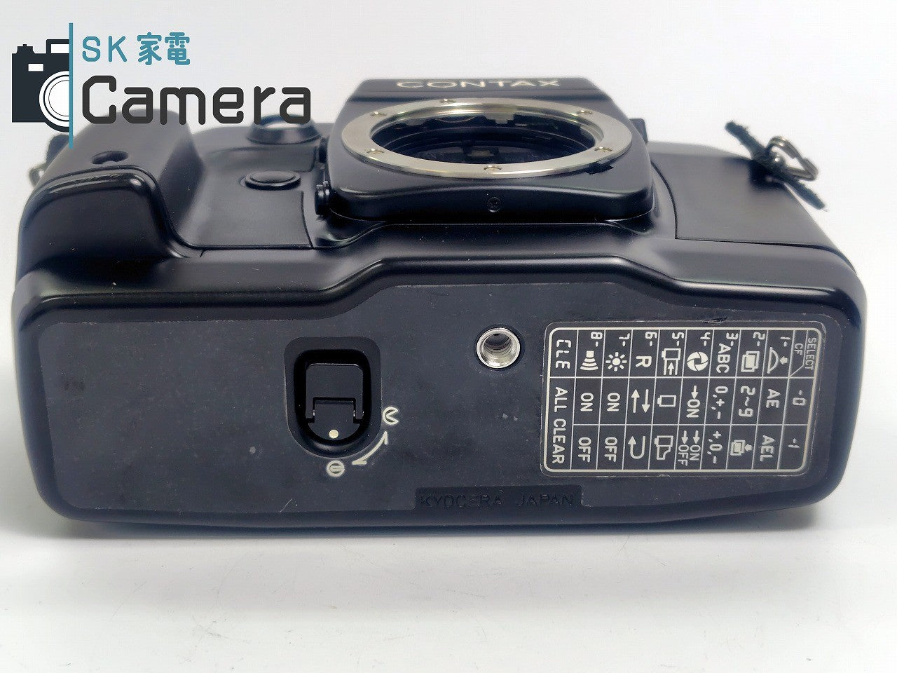 【美品】 CONTAX AX ボディ コンタックス ストラップ付 テスト用フィルムにて確認済