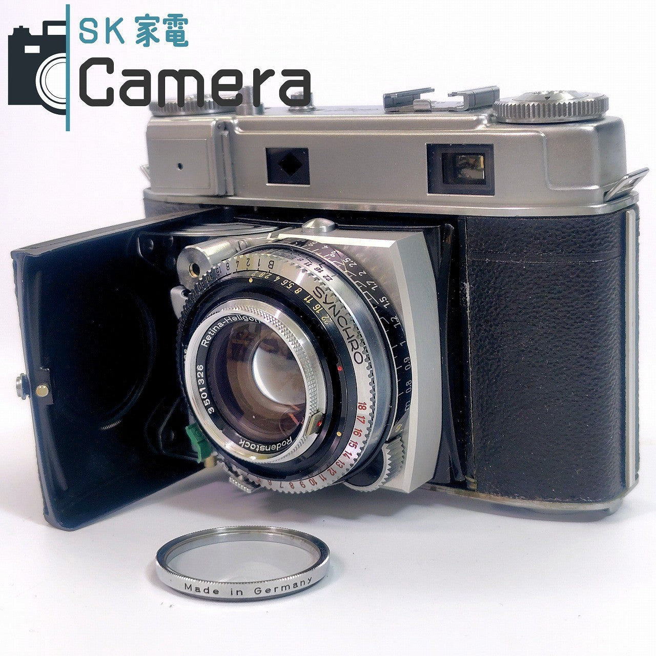 中古】 Kodak Retina IIIc Rodenstock Heligon C 50mm F2 コダック