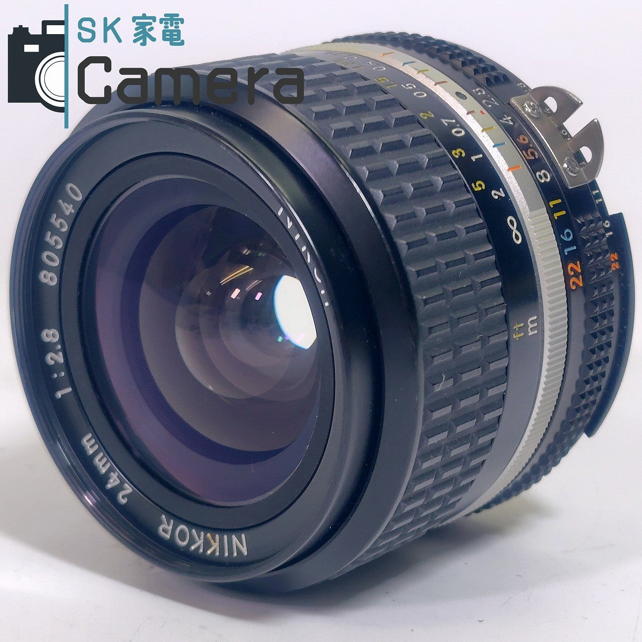 Nikon NIKKOR 24mm F2.8 Ai-s HN-3 フード付 美品 ニコン