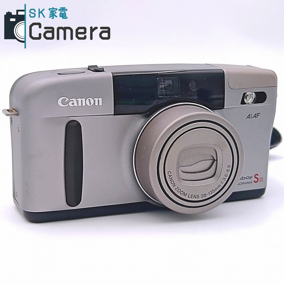 Canon Autoboy SII PANORAMA Ai-AF 38-135mm F3.6-8.9 キャノン オートボーイ ケース付 コンパクトフィルムカメラ