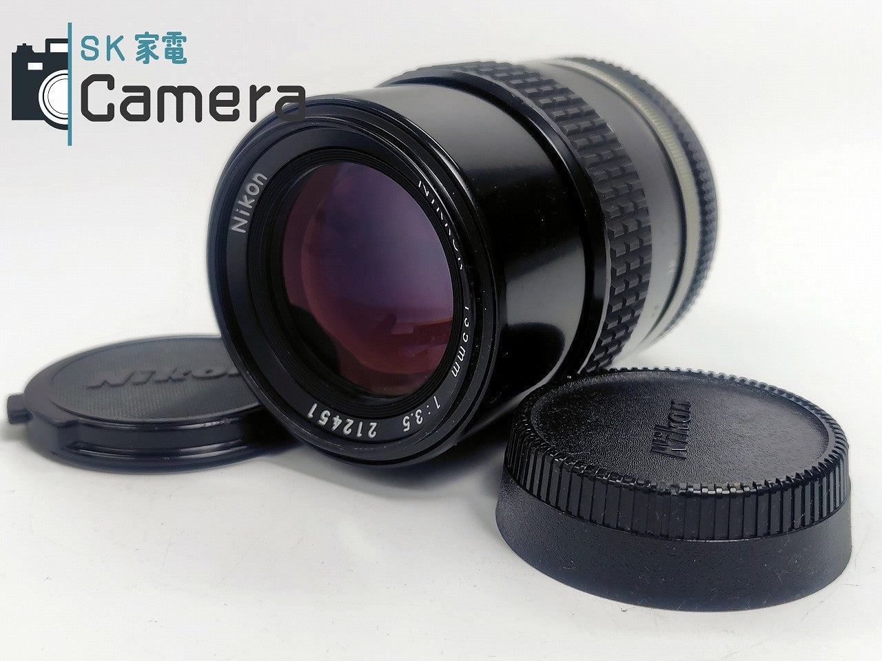 【美品】 Nikon NIKKOR 135mm F3.5 Ai ニコン キャップ付