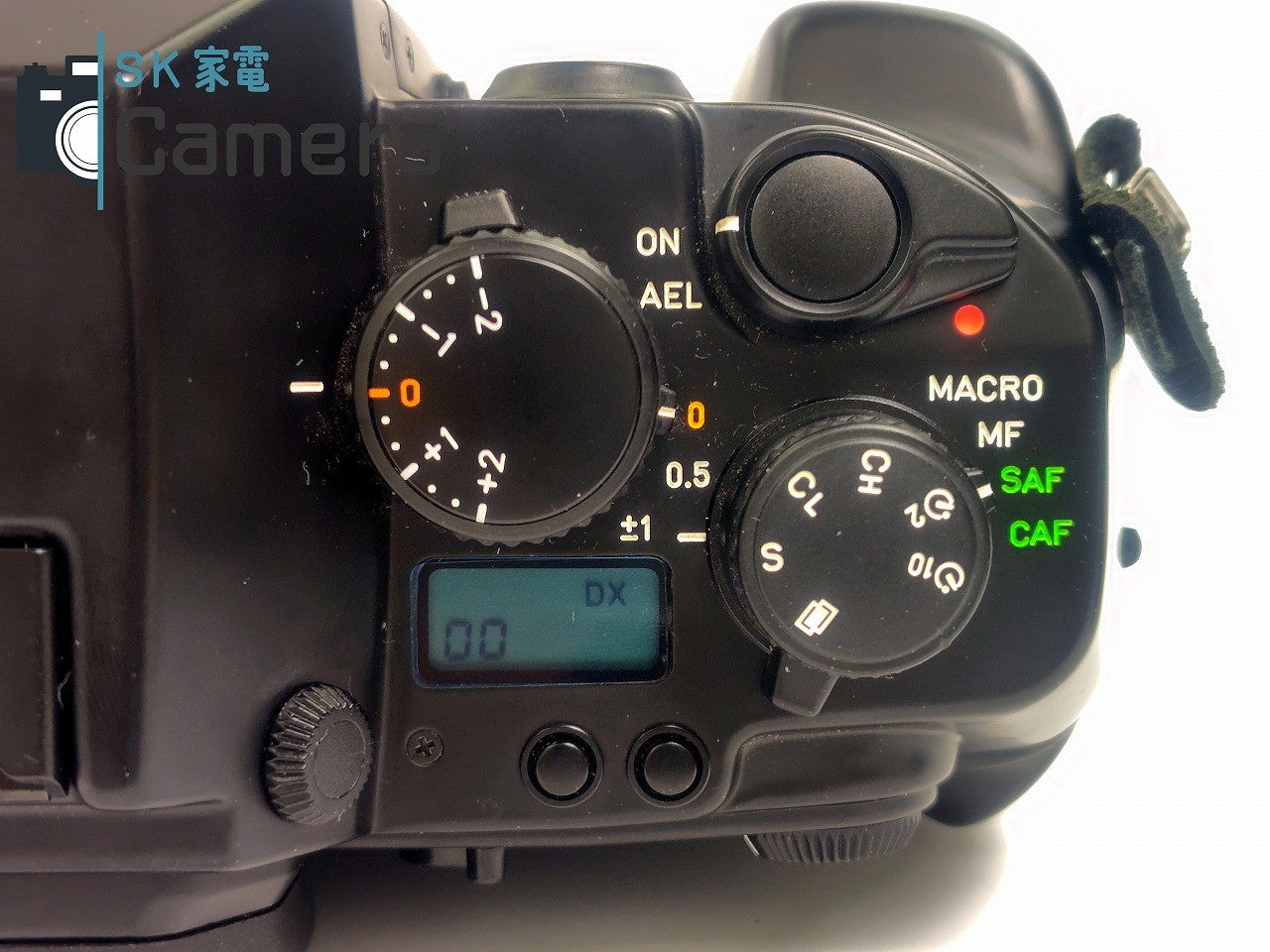 【美品】 CONTAX AX ボディ コンタックス ストラップ付 テスト用フィルムにて確認済