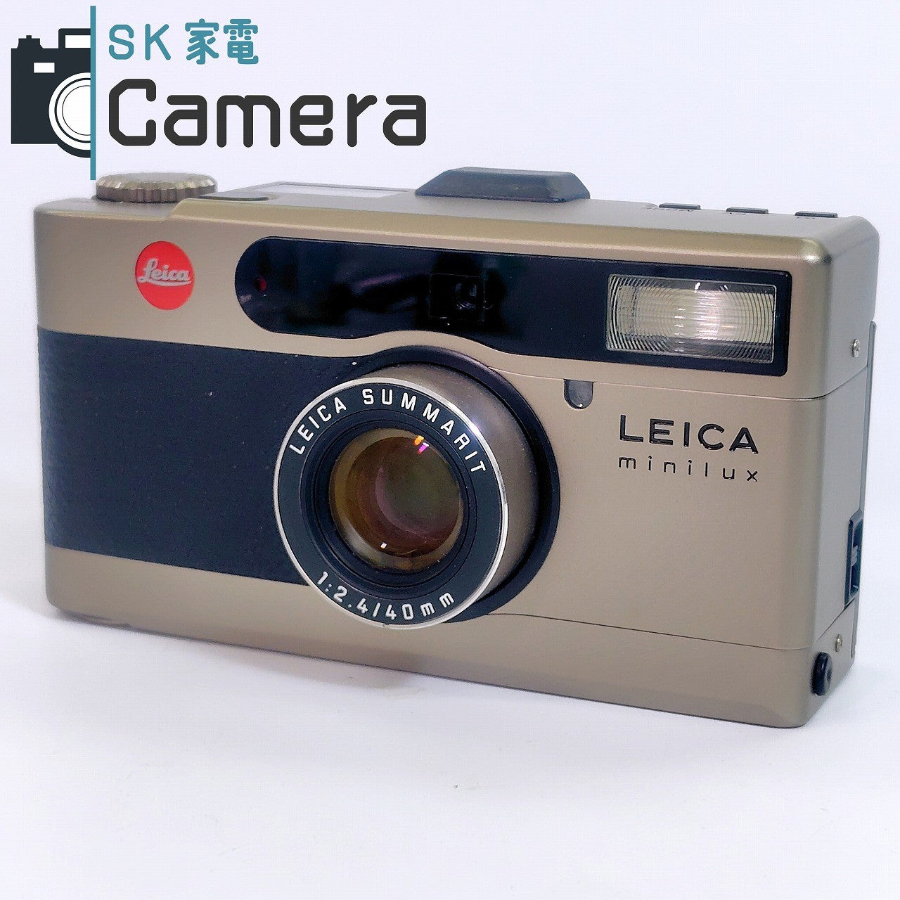 【中古】 Leica minilux SUMMARIT 40mm F2.4 ライカ ミニルックス 箱 ケース テスト用フィルムにて確認済 18 006