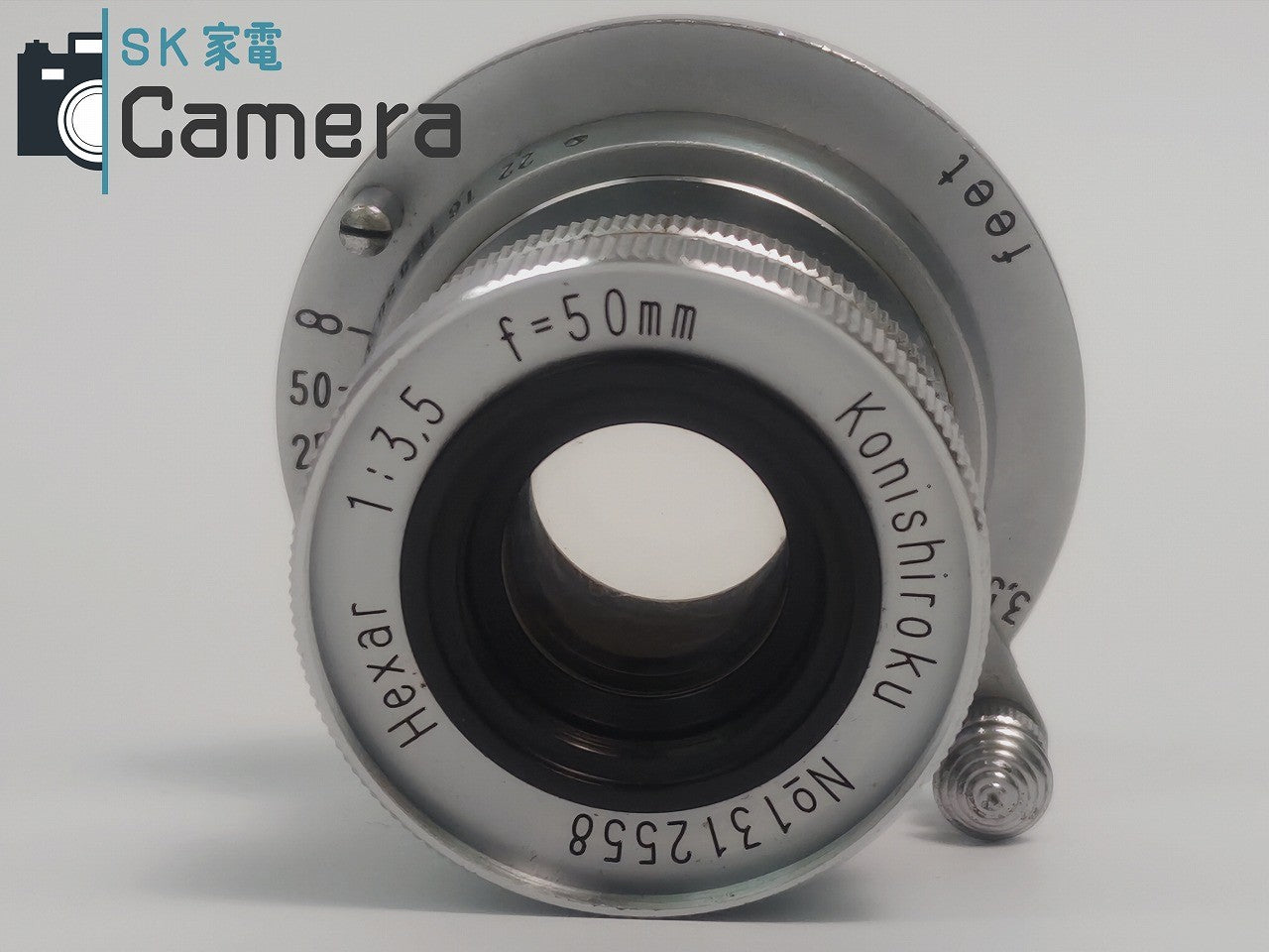 【中古】 Konishiroku Hexar 50mm F3.5 L39 2024年10月清掃 ヘキサー