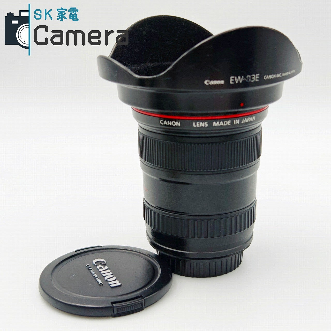 【中古】 Canon EF 17-40mm F4 L USM EW-83E フード付 キャノン