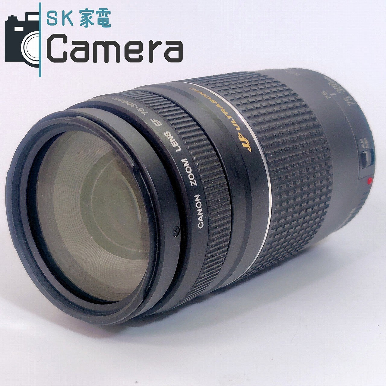 【中古】 Canon EF 75-300mm F4-5.6 III USM キャノン キャップ フィルター付 #16