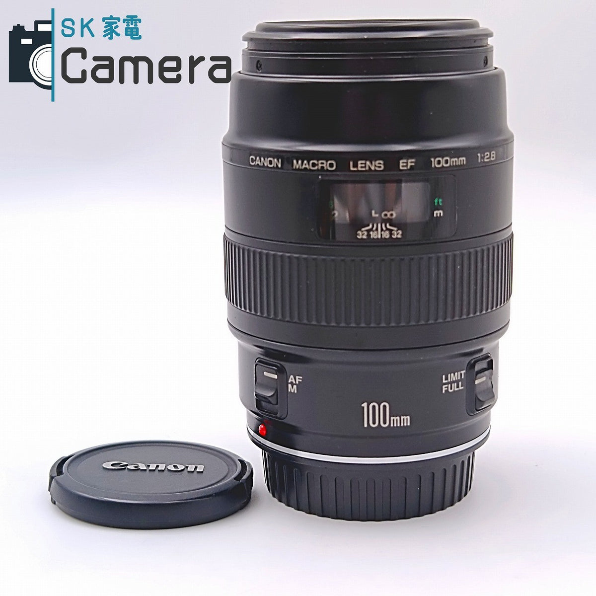 Canon MACRO LENS 100mm F2.8 キャノン マクロ キャップ付 動作品 並