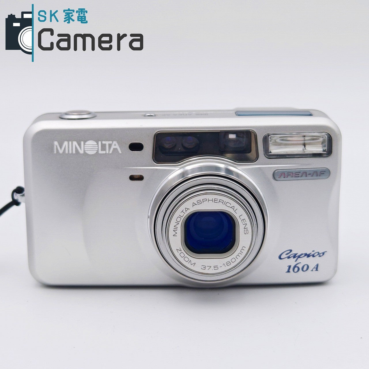 【極美品】　MINOLTA Capios 160A コンパクトフィルムカメラ 中古】 MINOLTA Capios 160A コンパクトフィルムカメラ テスト用