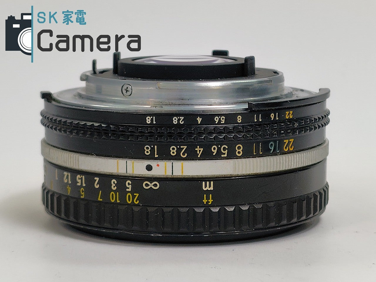 【中古】 Nikon NIKKOR 50mm F1.8 Ai-s パンケーキ キャップ付 ニコン 実用