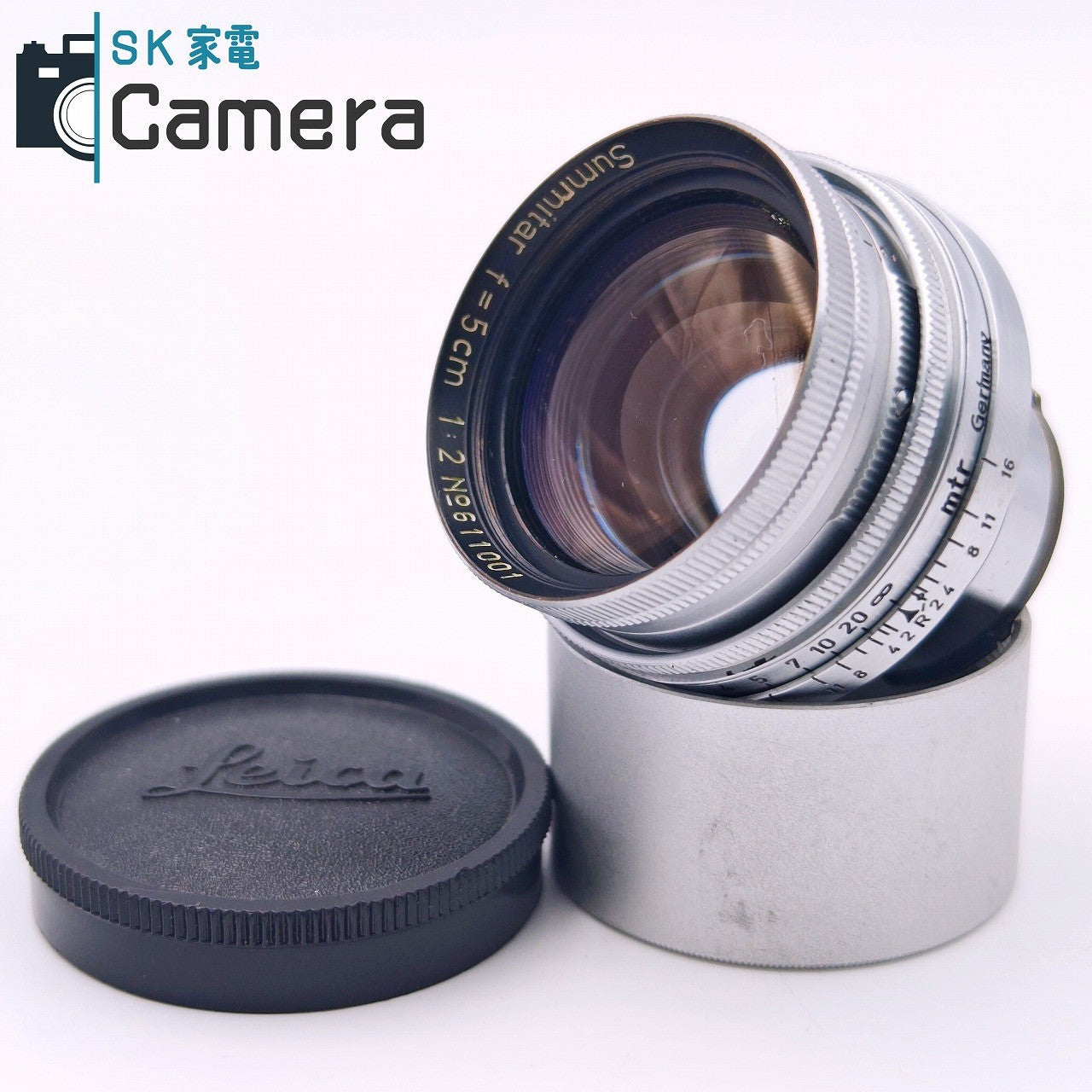 【中古】 Leitz Summitar 5cm F2 L39 2026年3月清掃済 ライカ ズミタール 希少シリアル No.611001 中古】 Leitz Summitar 5cm F2 L39 2026年3月清掃済 ライカ ズミタール