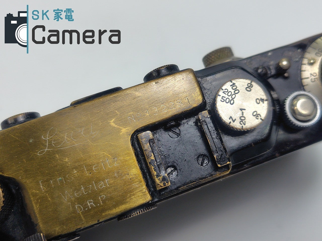 【中古】 LEICA DIII ライカ バルナックライカ DⅢ ブラック III型 シリアル132XXX 動作品