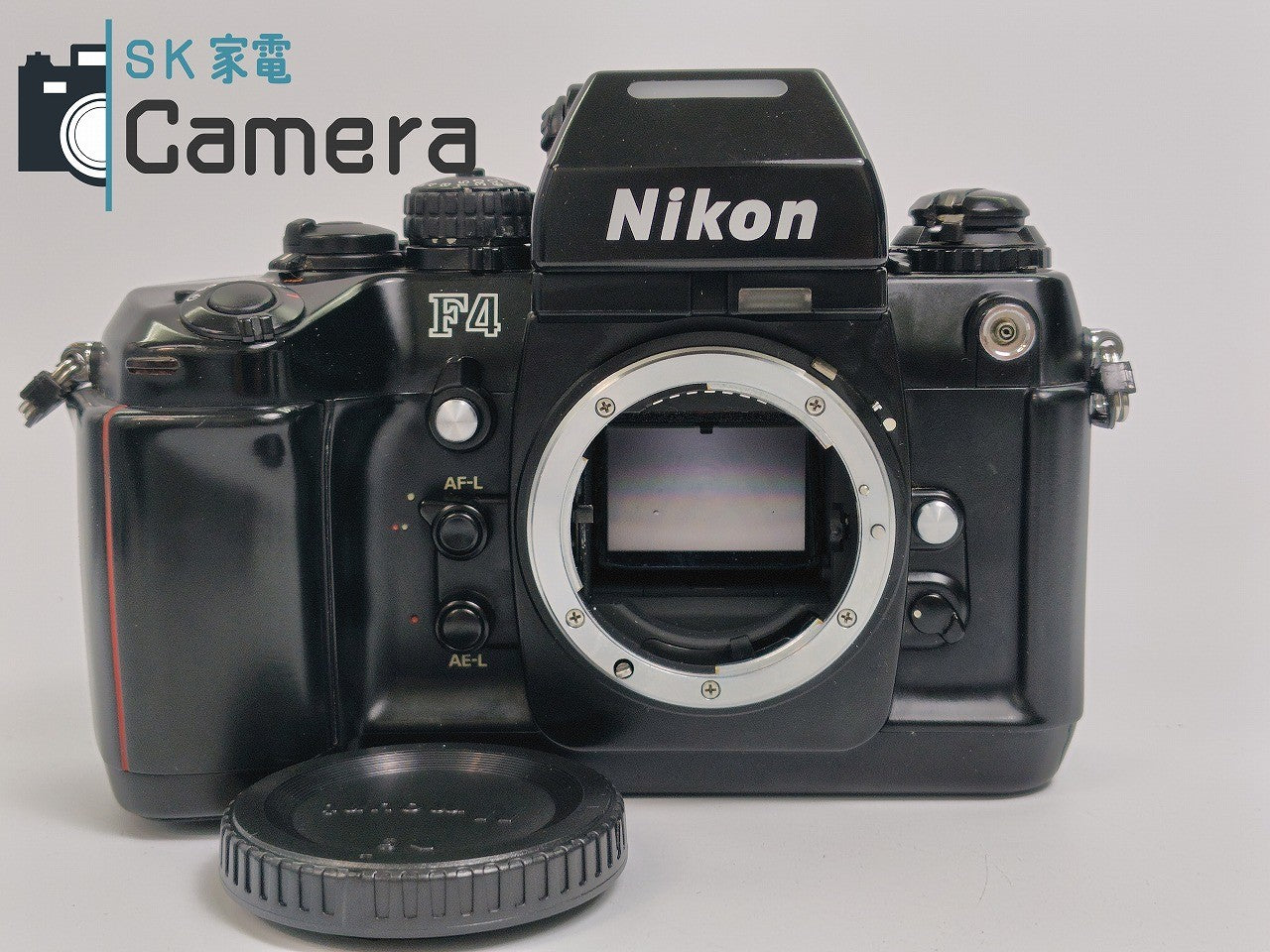 【中古】 Nikon F4 ボディ 液漏れ無 ビュー鳴き有 テスト用フィルムにて動作確認済 ニコン
