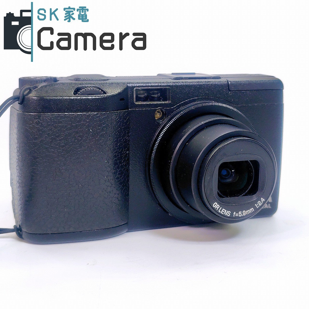 【中古】 初代 RICOH GR DIGITAL 5.9mm F2.4 互換性電池 SD2GB 付 リコー コンパクトデジタルカメラ 単四電池でも動きます