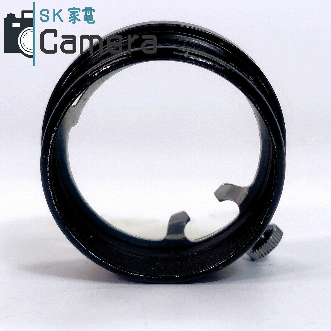 Leica Leitz Lens Hood FISON BLACK VOOLA 絞り調整リング付 Elmar 5cm F3.5 用 フィソン フード