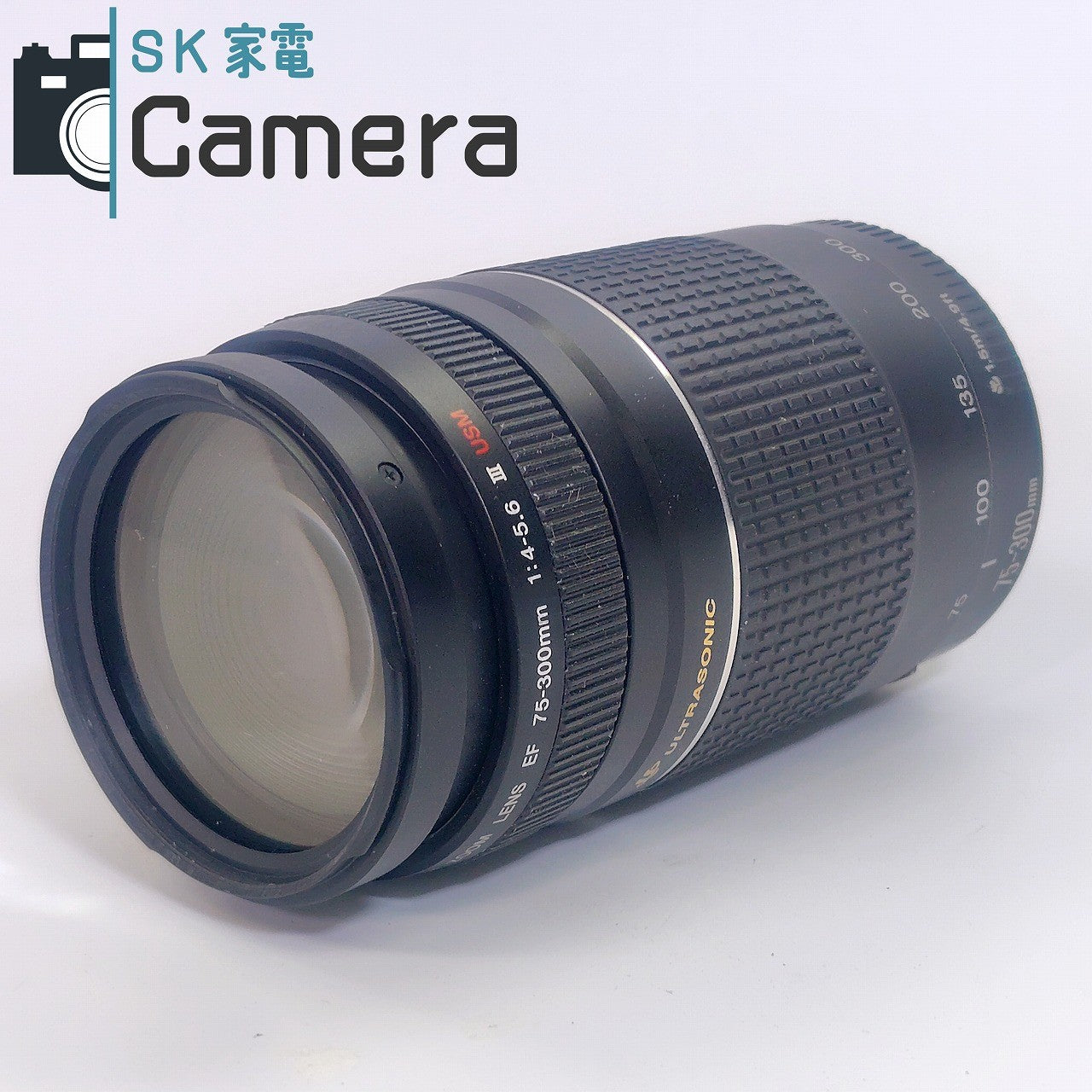 Canon EF 75-300mm F4-5.6 III USM キャノン キャップ付 ⑭