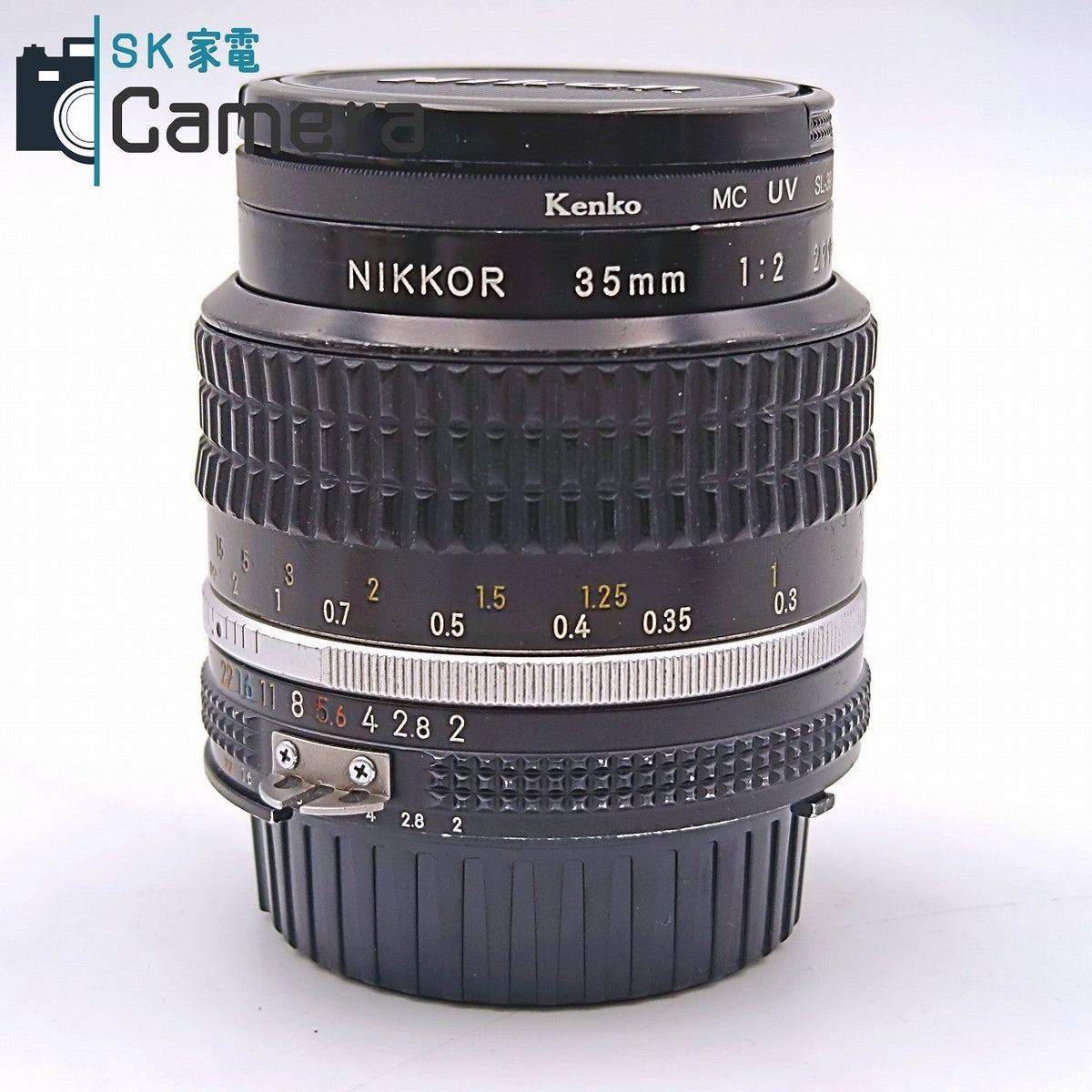 Nikon NIKKOR 35mm F2 Ai-s ニコン キャップ フィルター 付 並品