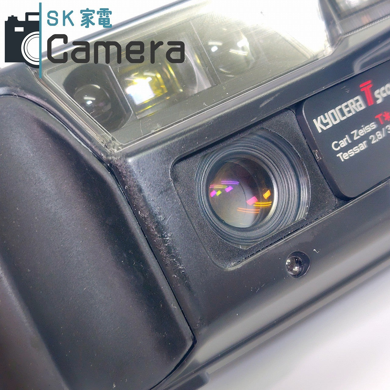 【中古】 KYOCERA Tscope2 京セラ T スコープ2 コンパクトフィルムカメラ テスト用フィルムにて確認済