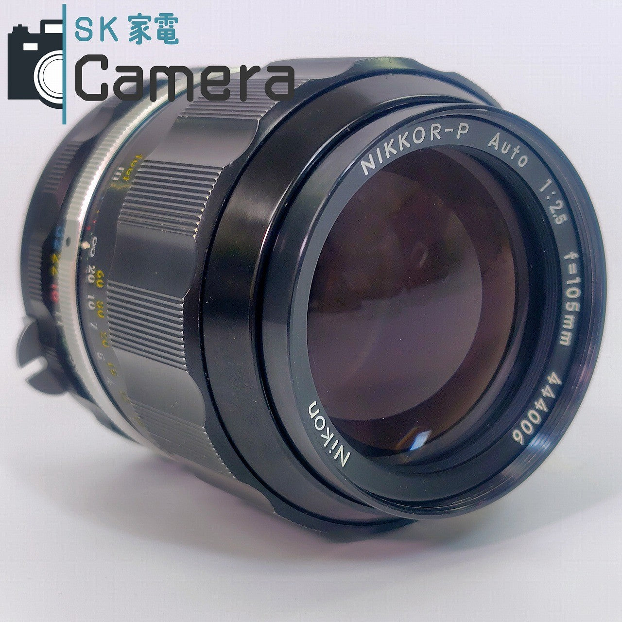 Nikon NIKKOR-P Auto 105mm F2.5 非Ai ニコン キャップ付 実用