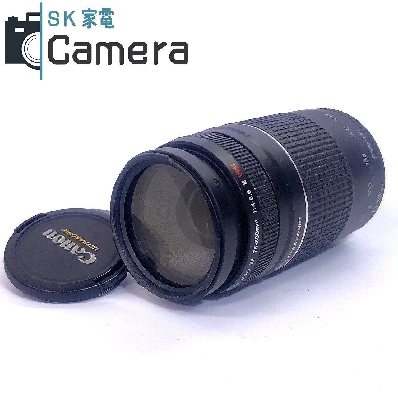 Canon EF 75-300mm F4-5.6 III USM キャノン キャップ付 ⑭